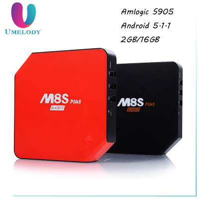 umelody M8S plus Android 5.1.1 Amlogic S905 internet tv box