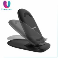 New design fast wireless charger g600 for cell phone 3 coils foldable wireless charger fast