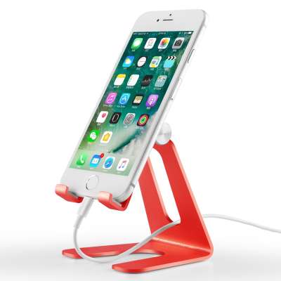 Amazon Hot Selling Red Portable OEM & ODM Aluminum Alloy Phone Holder